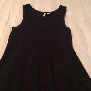 FRENCHI Mini Knitted Black Dress (ADULT XSMALL)